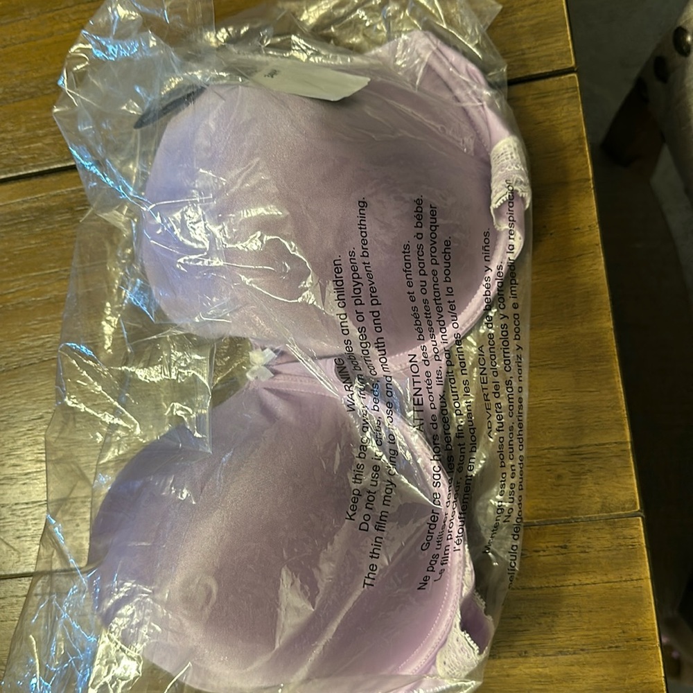 Paramour/felina womens lilac bra size 34h